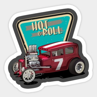 Hot Rod Sticker